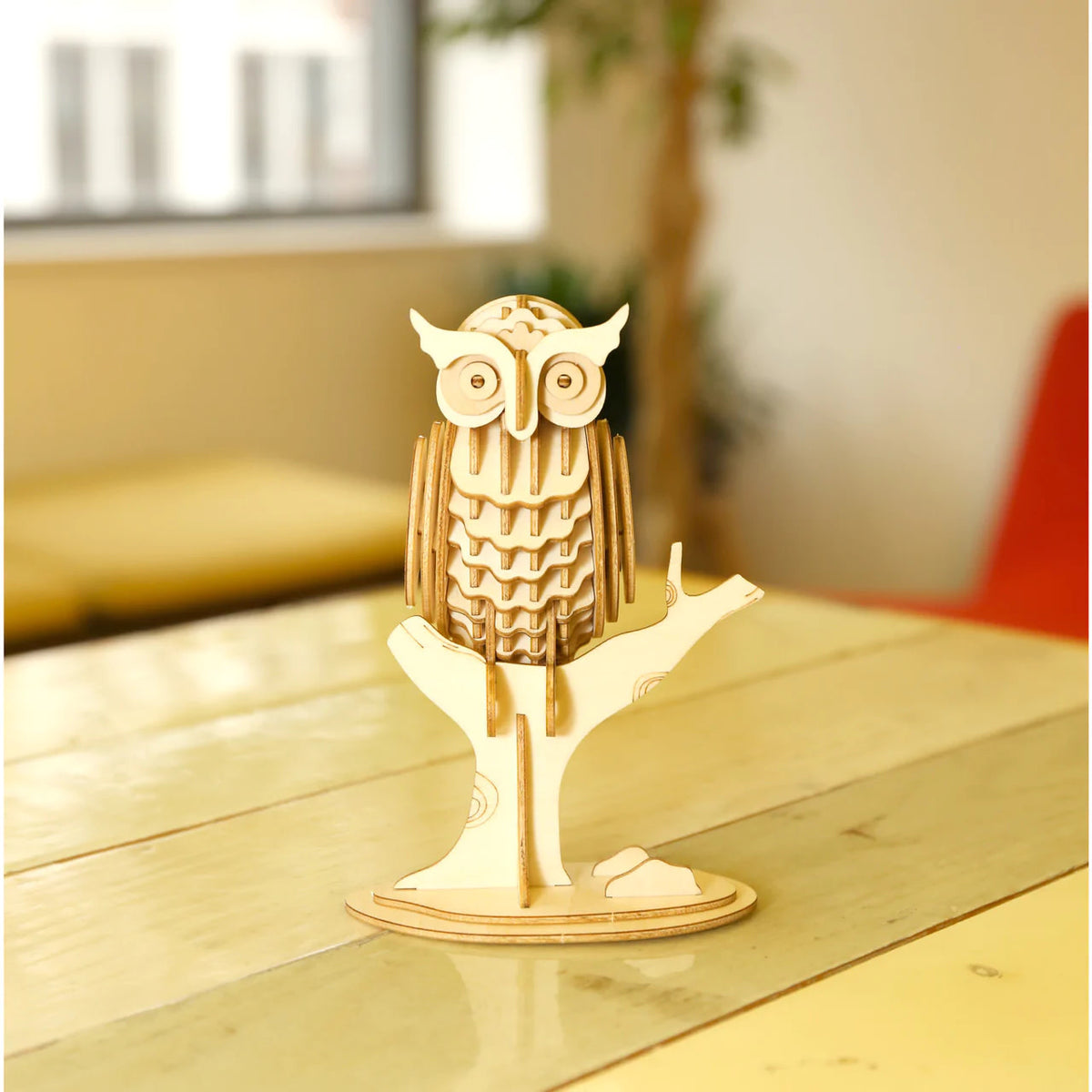 3D WOODEN PUZZLE OWL HIBOU