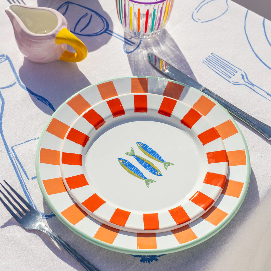 Assiette Poisson 20 cm