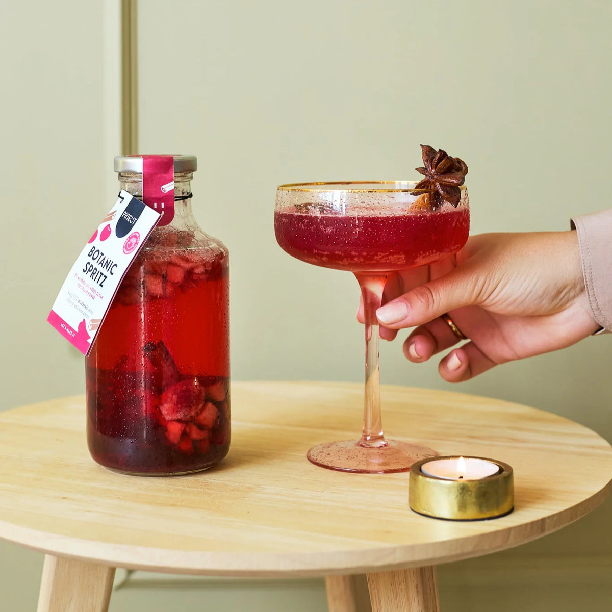 Préparation à mocktail - Botanic Spritz Cerise, Cannelle, Hibiscus et Pomme