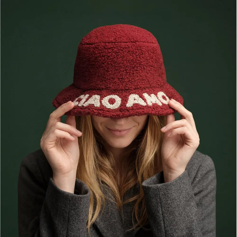 Bucket hat van bouclé-stof - Ciao Amo