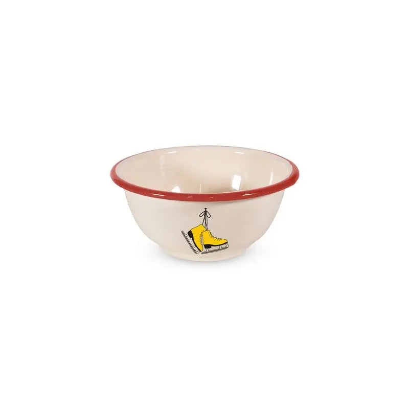 Bol en tôle émaillée - Patins - 400ml