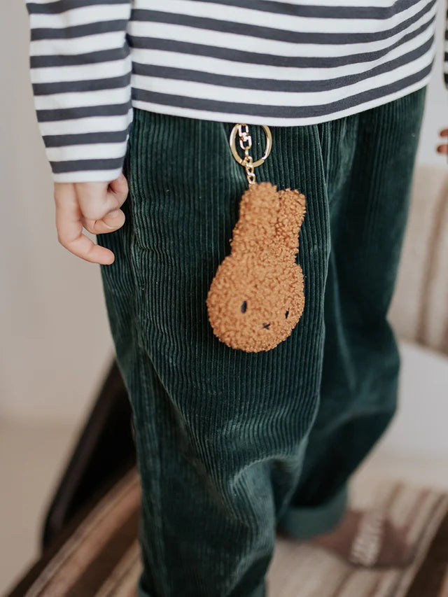 Porte-clés Miffy Flat ECO Tiny Teddy - Cannelle