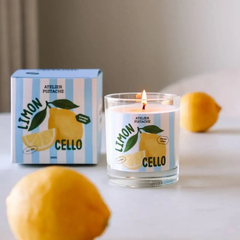 Limoncello Geurkaars 200g