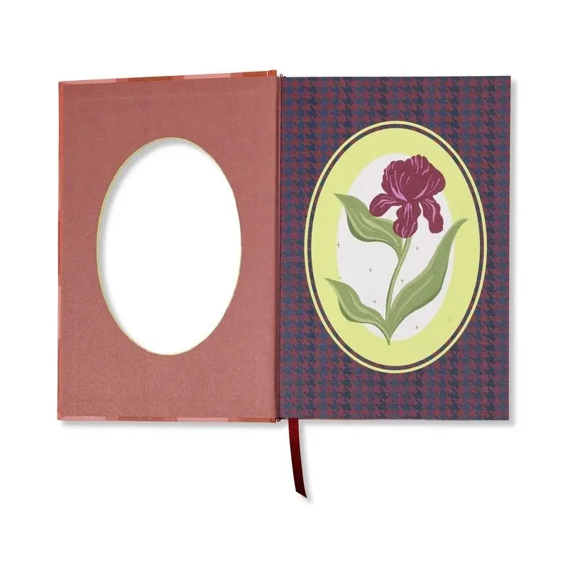 Journal Floral avec effet cadre - Iris
