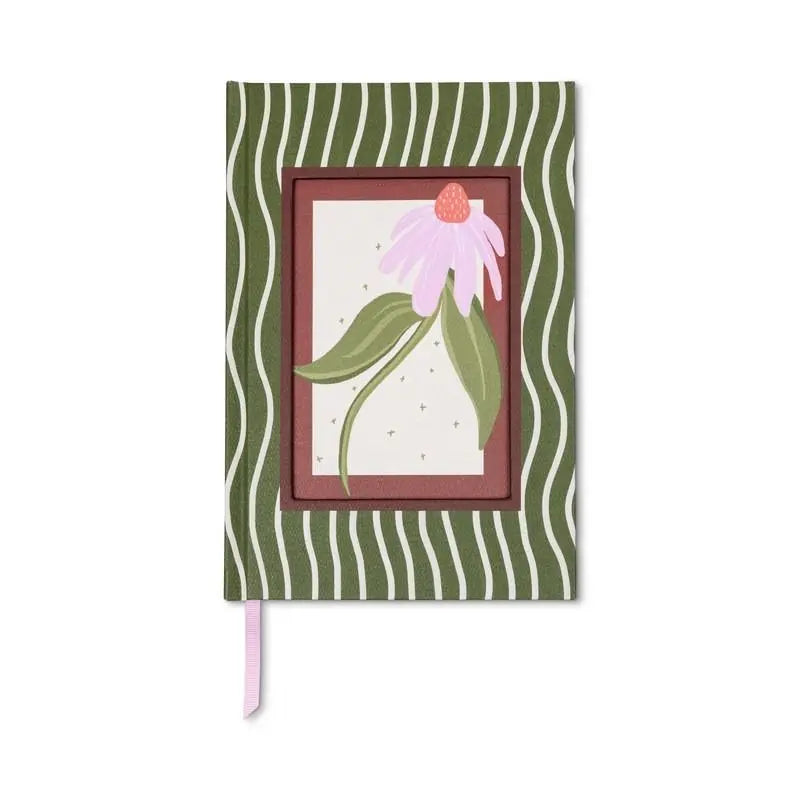 Journal Floral avec effet cadre - Coneflower