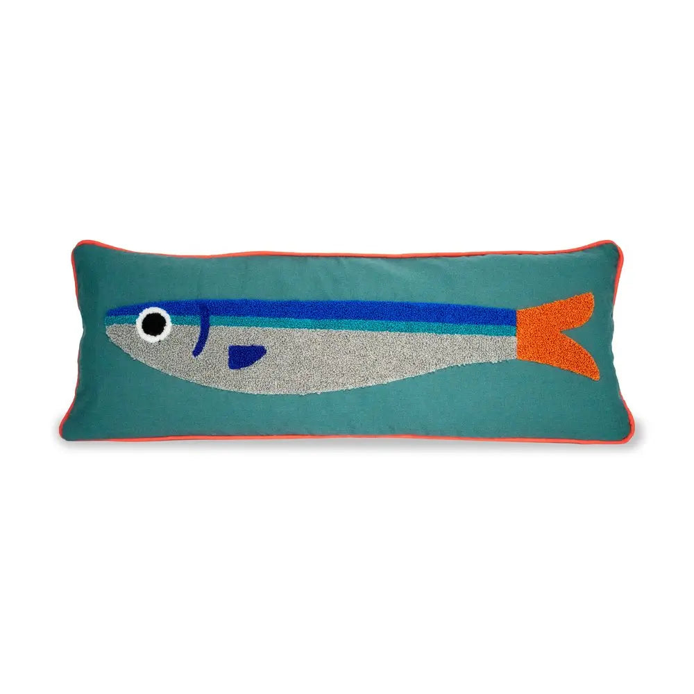 Decorative cushion with filling - Sardine - 20x55cm