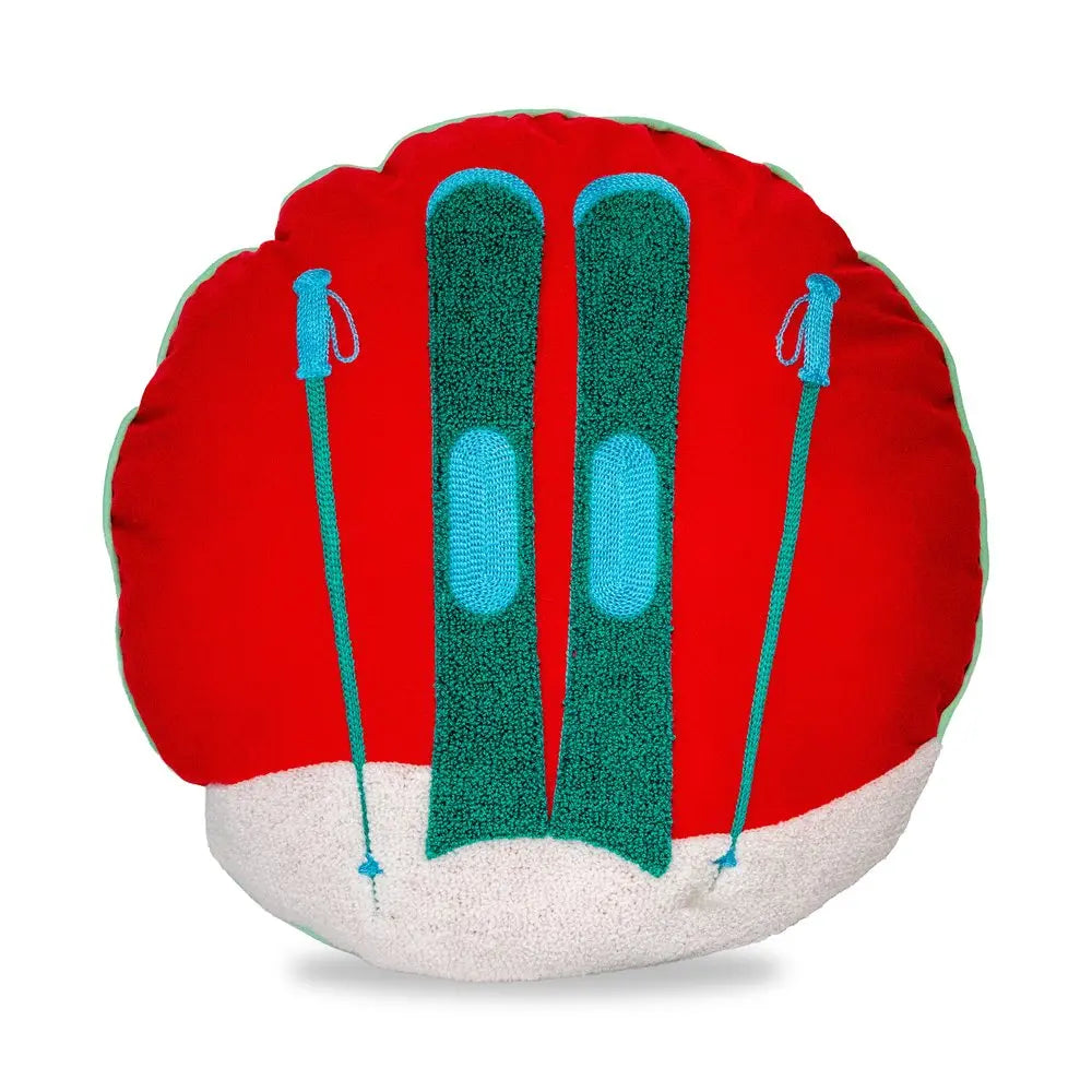 Decorative cushion with filling - Ski - 40cm