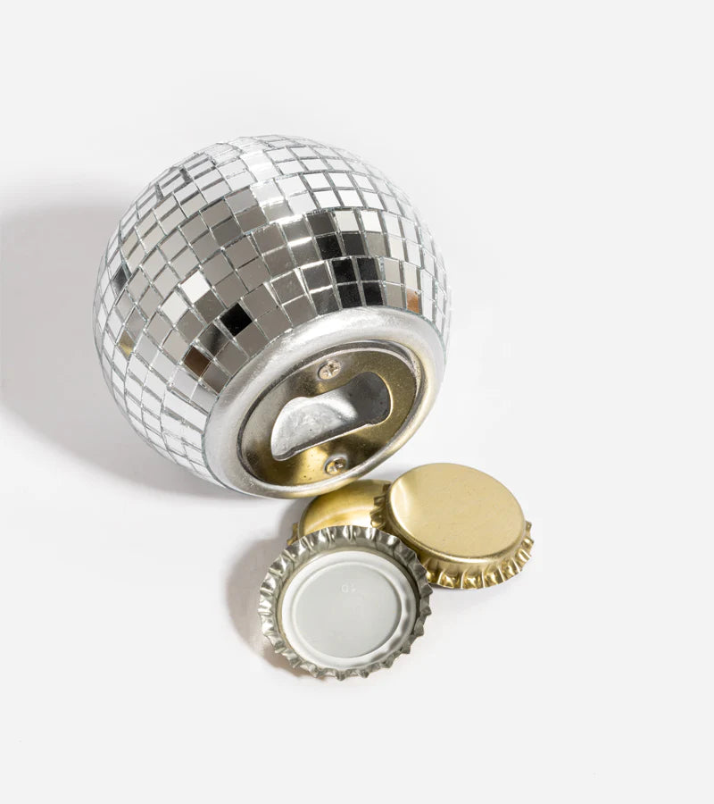 Disco spiegelbol flesopener