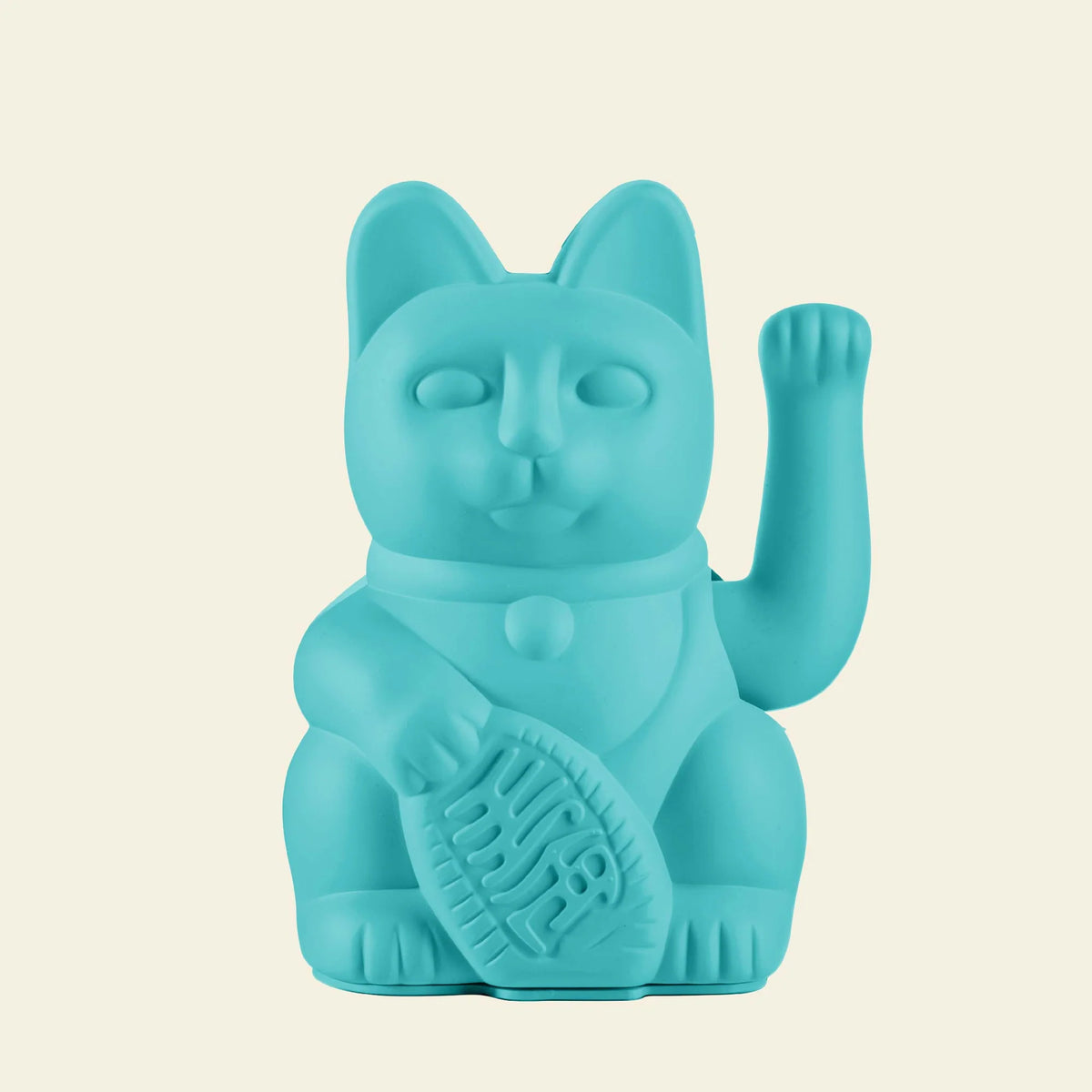 Chat Porte-bonheur Maneki Neko - Turquoise