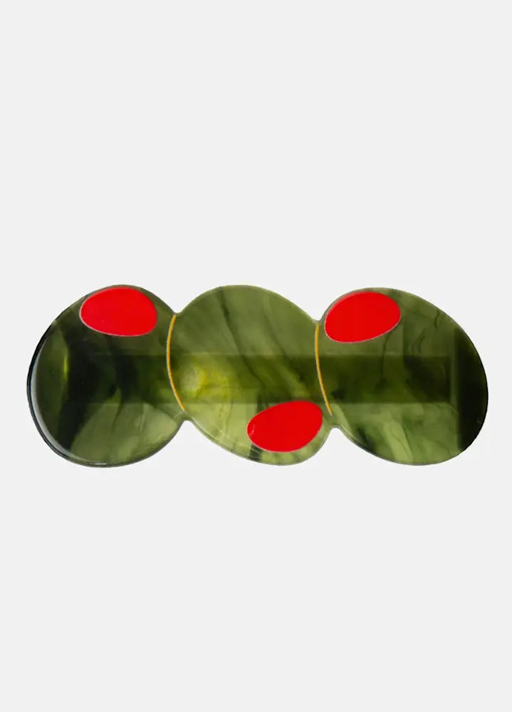 Hair Clip - Olives