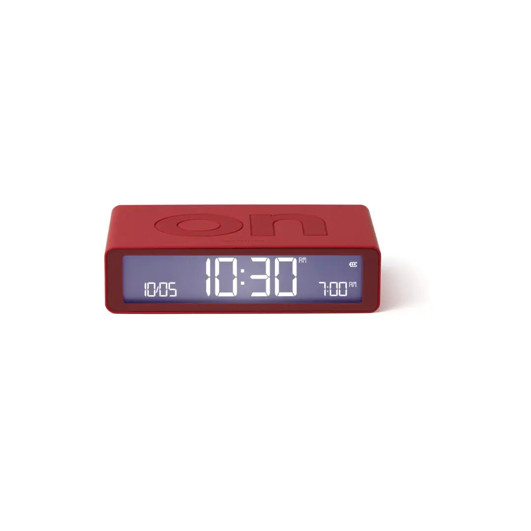 Réveil Lexon Flip Classic USBC - Rouge