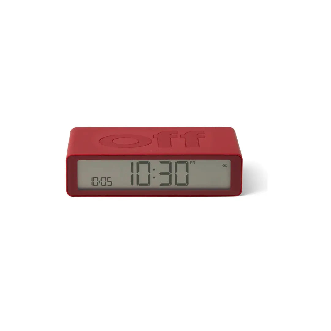 Réveil Lexon Flip Classic USBC - Rouge