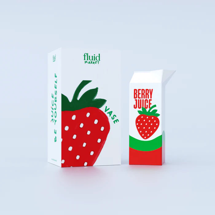 Vase - Strawberry Juice in Ceramic