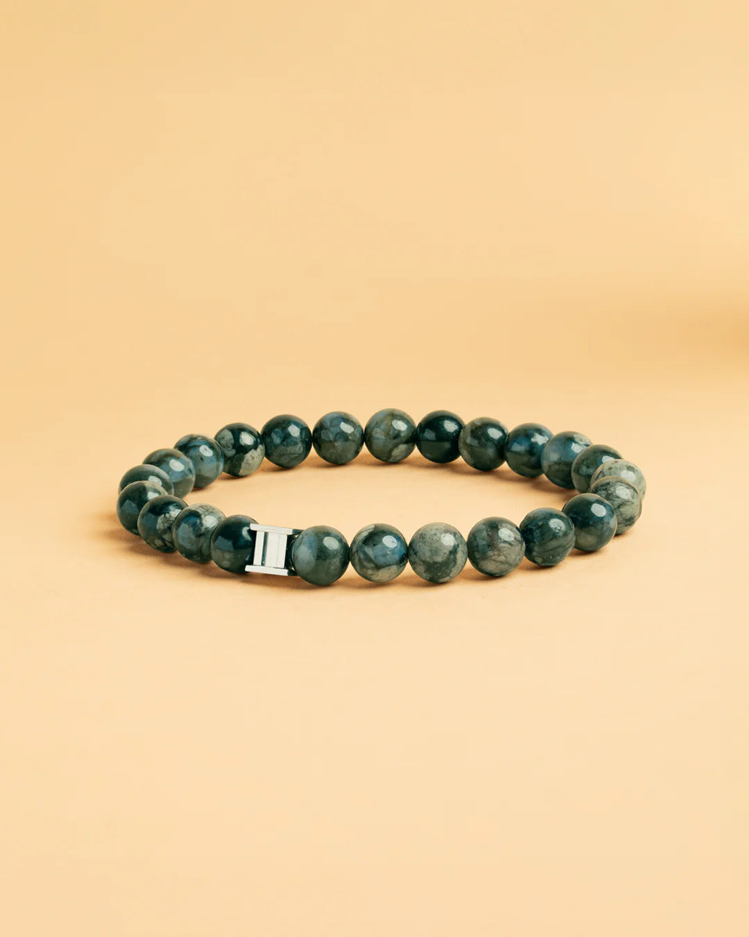 Bracelet Atomic 8mm avec pierre d'opale