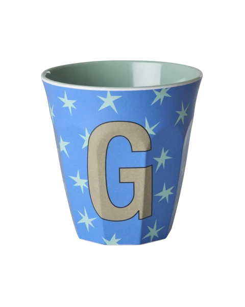 Tasse avec lettre de l'Alphabet Médium - Stars