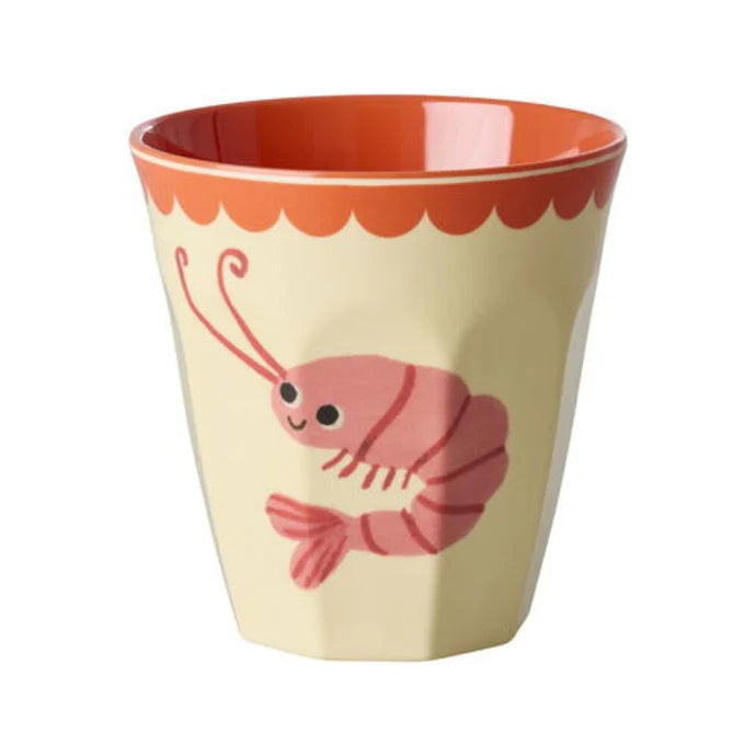 Gobelet en mélamine - Crevette - Medium - 250 ml
