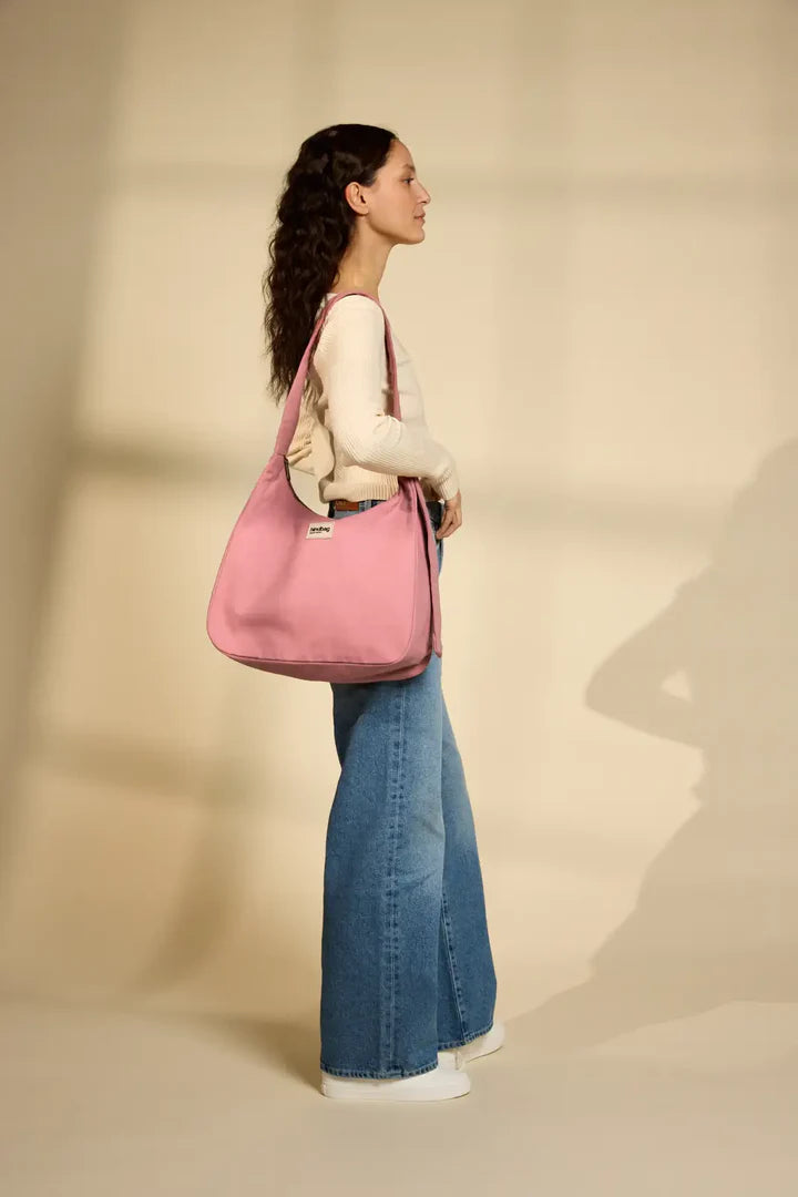 Claire Hobo Bag - Blush Pink
