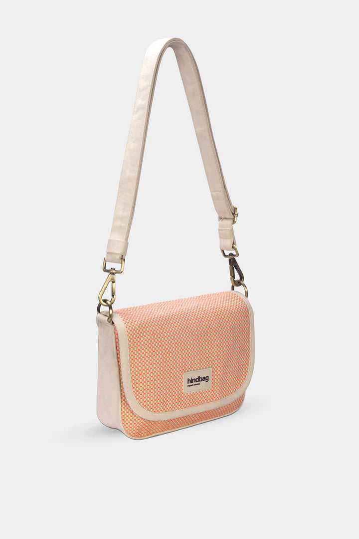 Sac à main Margault Tressage corail