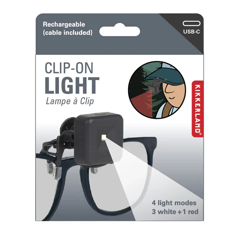 Lampe de lecture pour lunettes - Clip-on Light