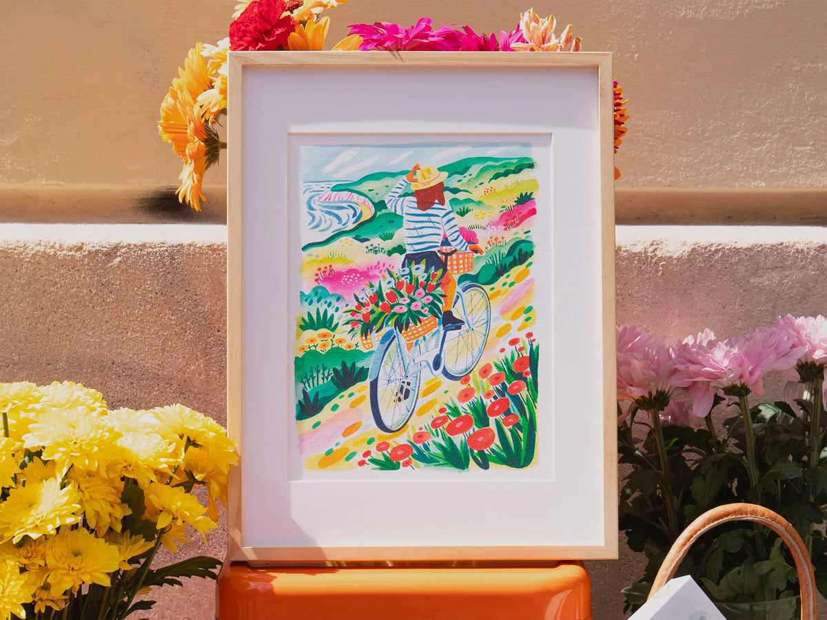 Coffret peinture au numéro - Promenade près de l'Océan