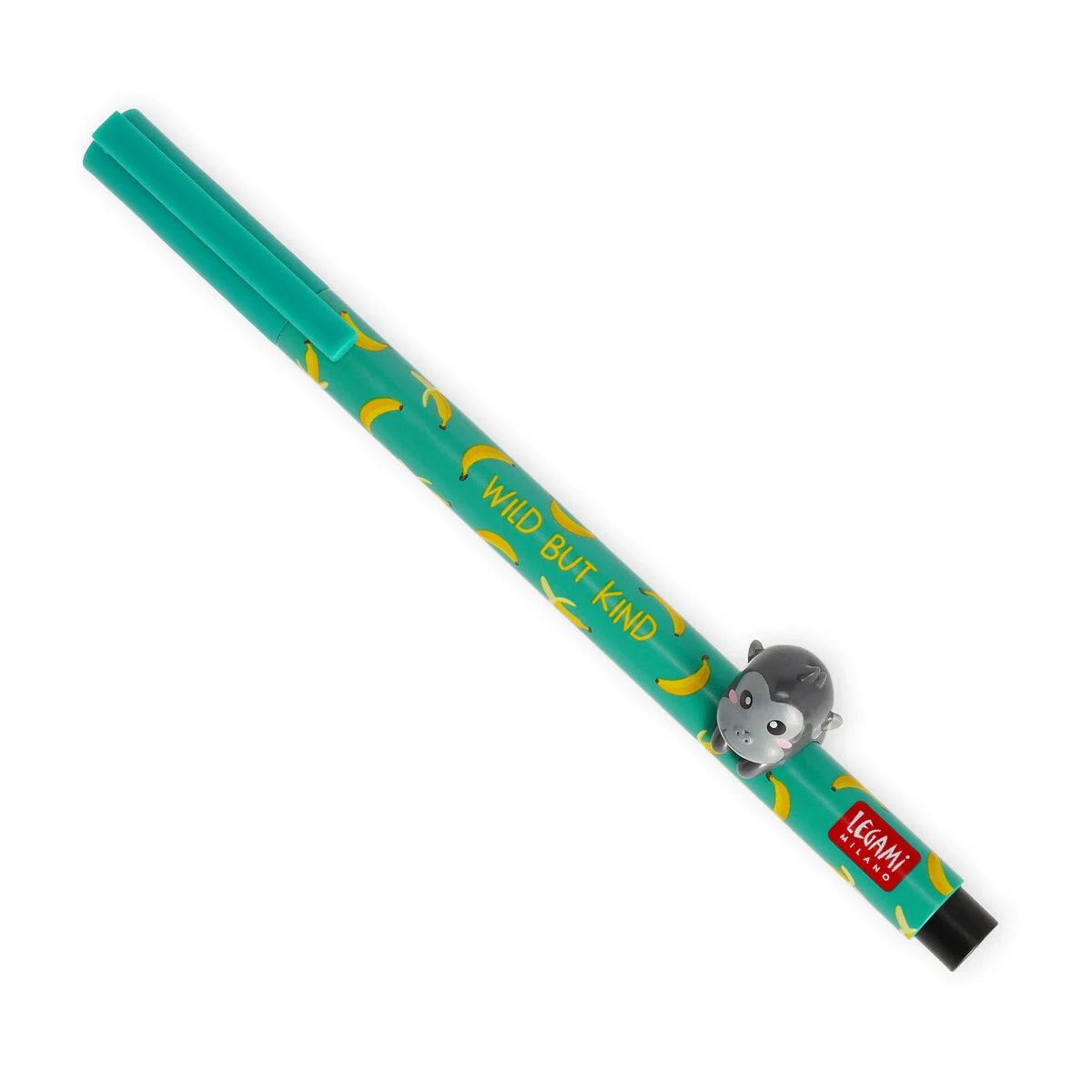 Stylo Gel avec Animal Décoratif Gorilla «Wild but Kind» - Lovely Friends
