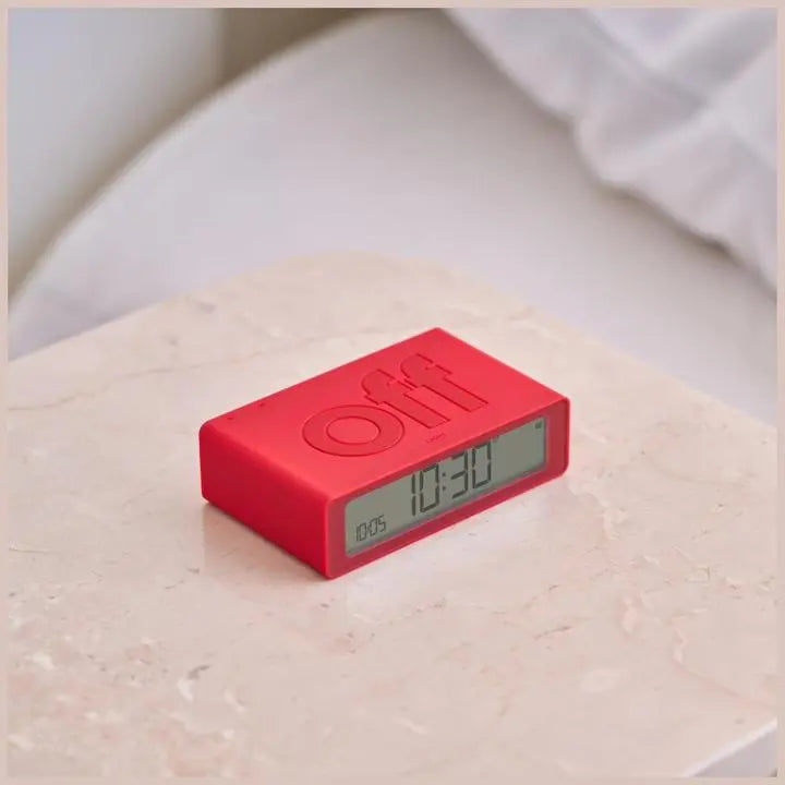 Réveil Lexon Flip Mini USBC - Red