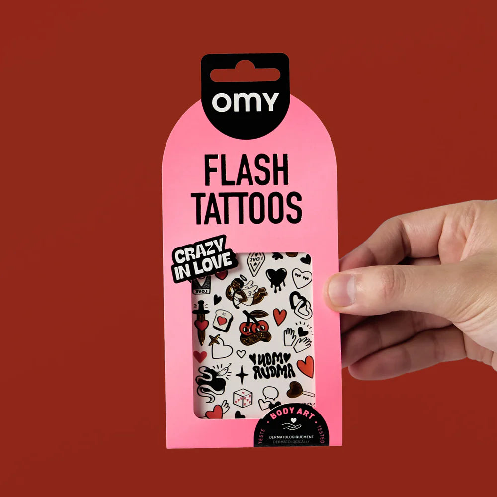 Tatouages temporaires - Flash Tattoo - Crazy in Love