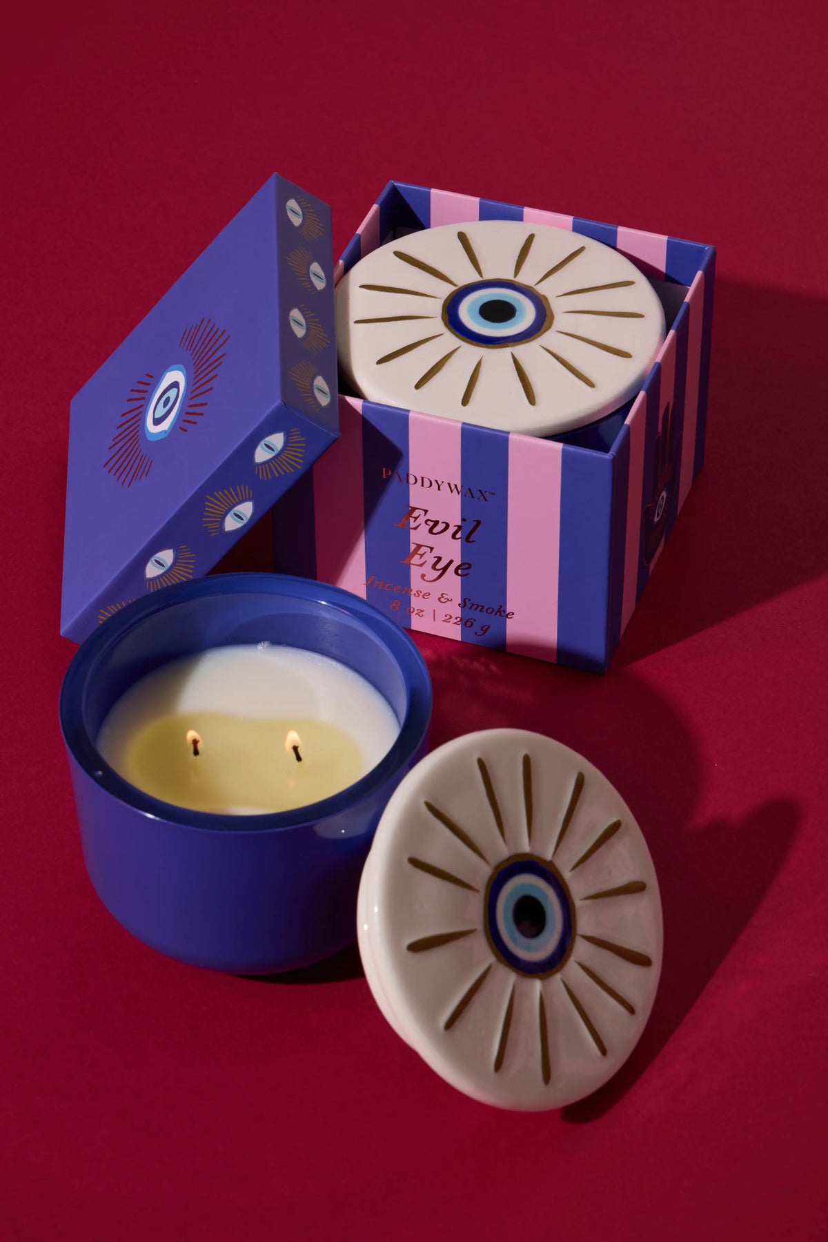 Bougie parfumée Charmed Evil Eye - Encens et fumée 226 gr