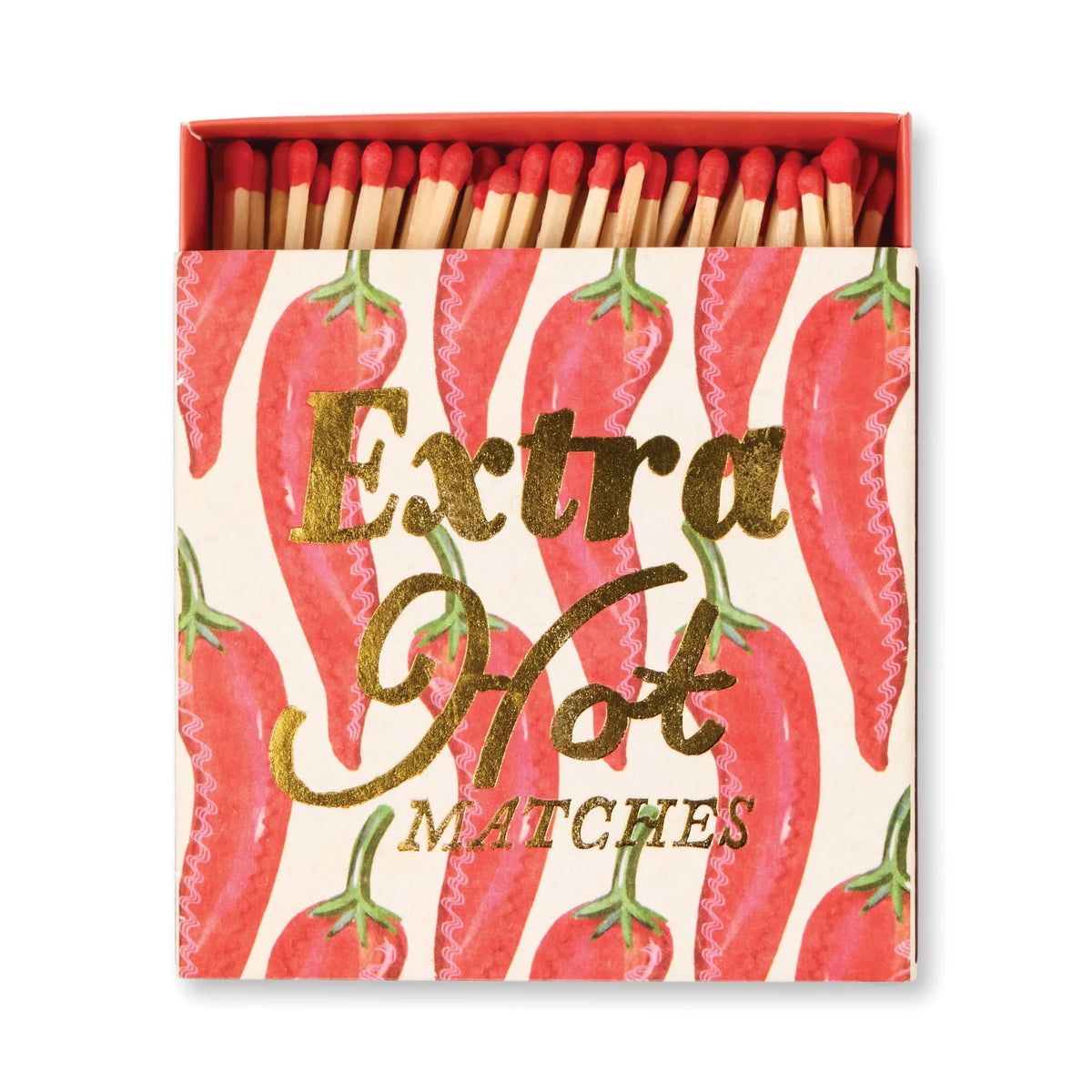 Square matchboxes - Extra Hot (125 pieces)