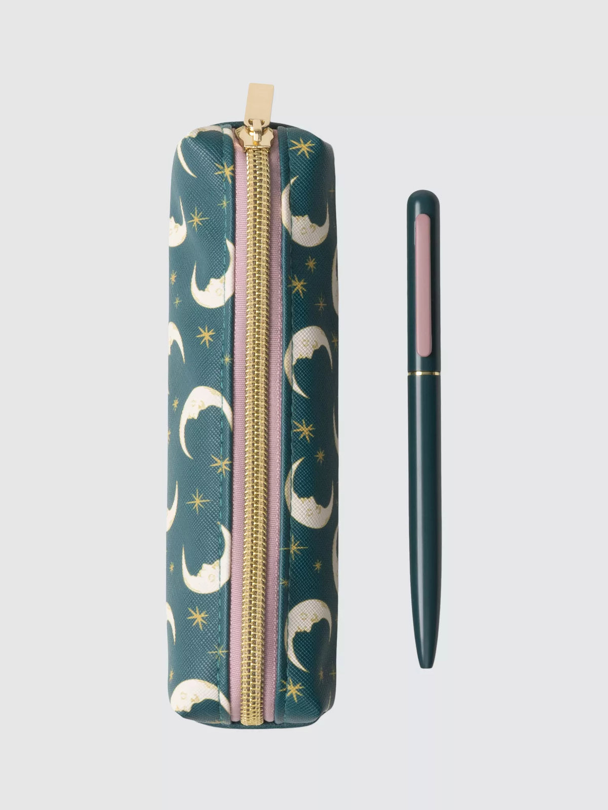 Stylo et pochette - Teal Moon