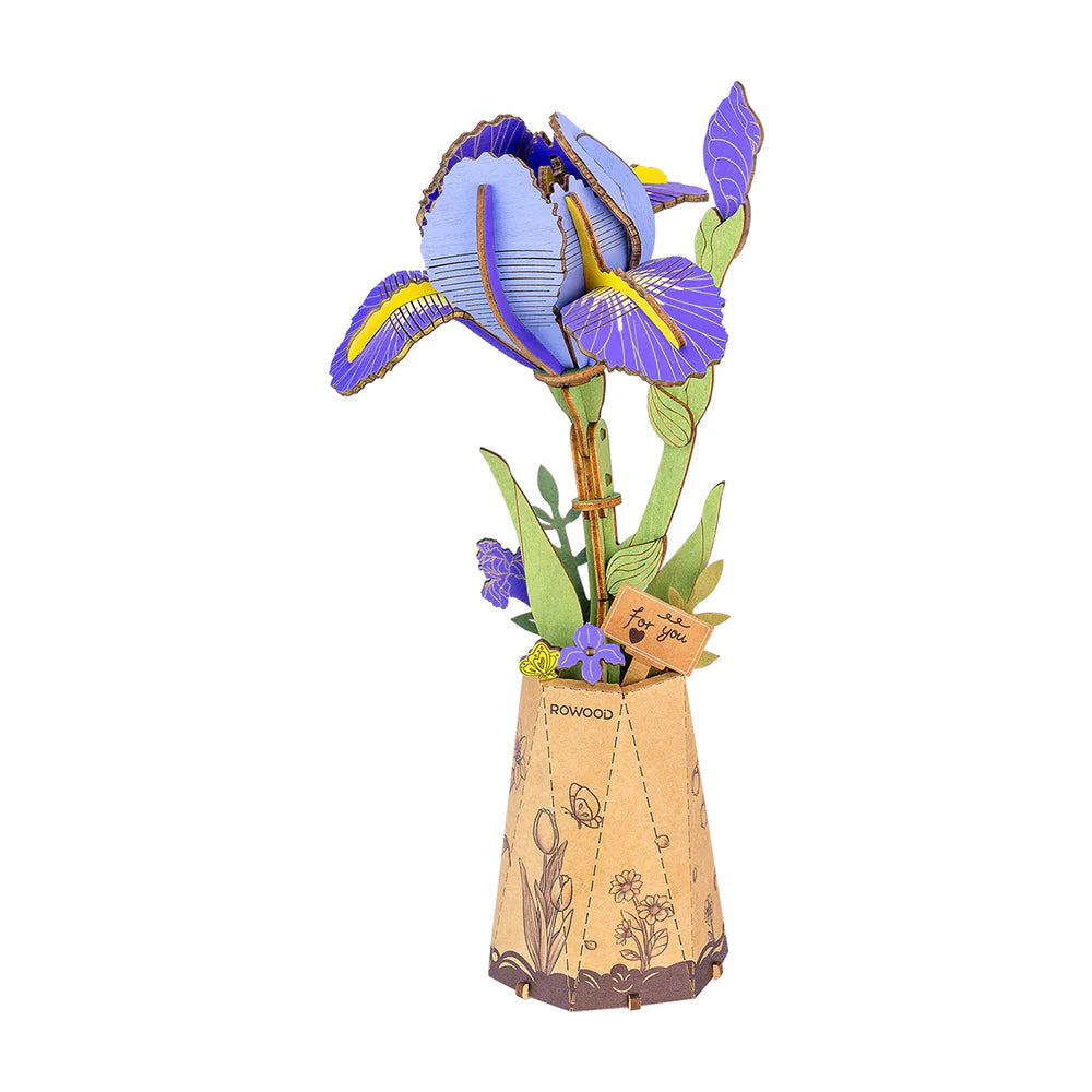 Puzzle 3D Fleurs - Purple Iris - âge 8+