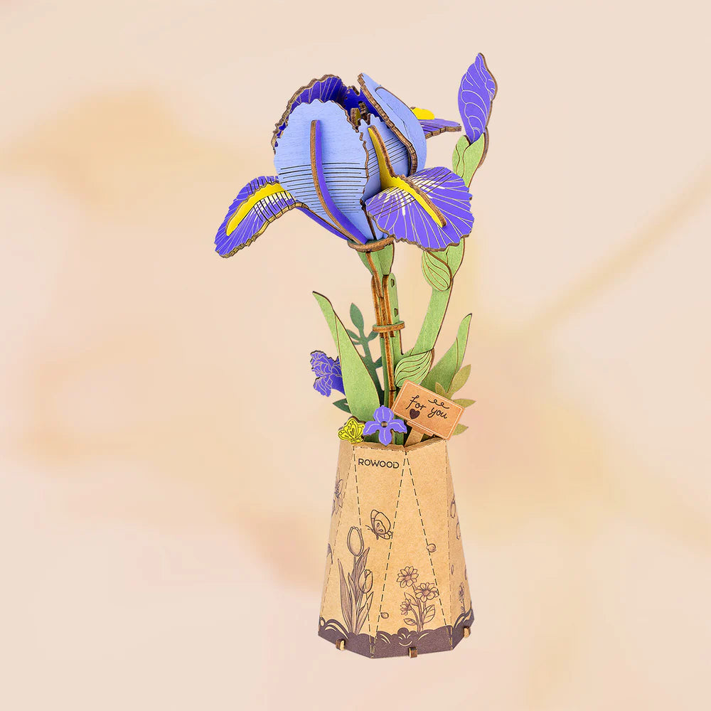 Puzzle 3D Fleurs - Purple Iris - âge 8+