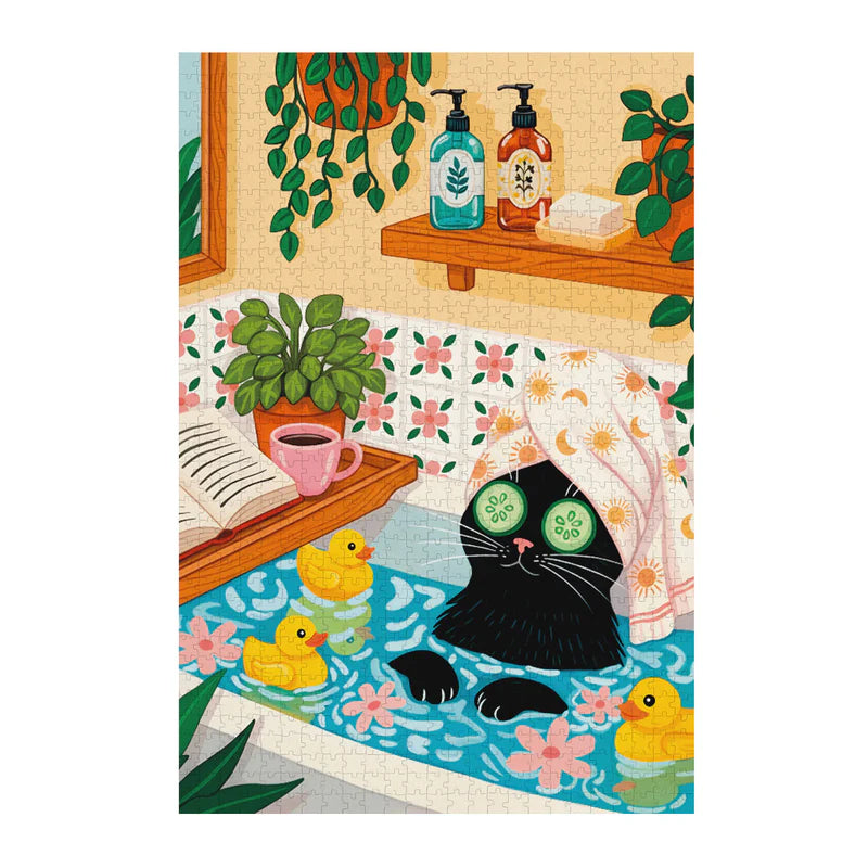 Cat Spa Puzzle - 1000 pieces