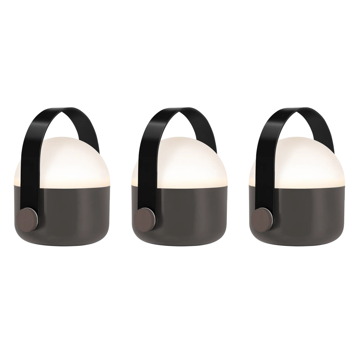 Lampe Ole Mini Noir - Set de 3