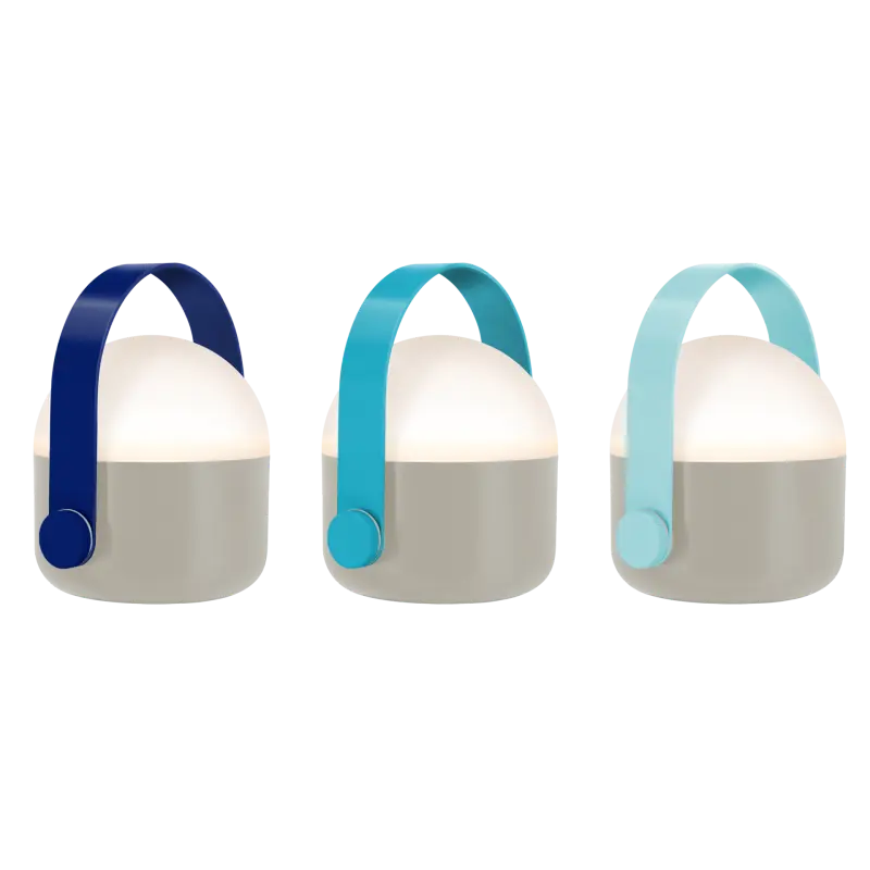 Lampe Ole Mini Bleu - Set de 3