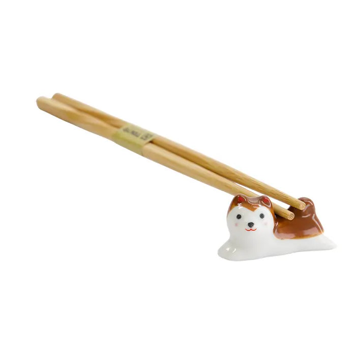 Eetstokjeshouder - Bruine Shiba
