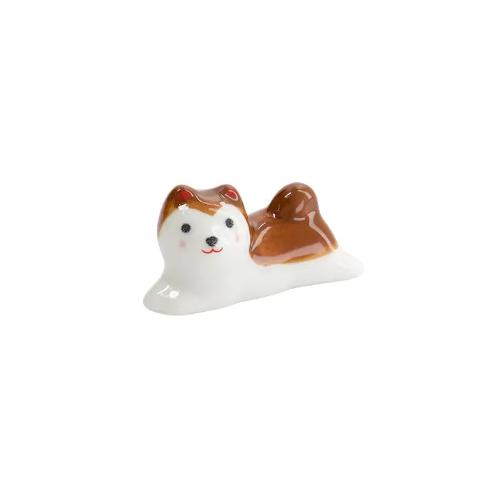 Eetstokjeshouder - Bruine Shiba