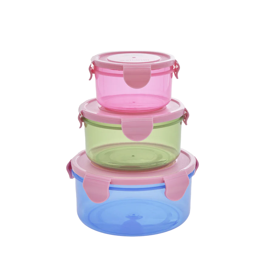 Boîtes de rangement Roses Rondes (set de 3)