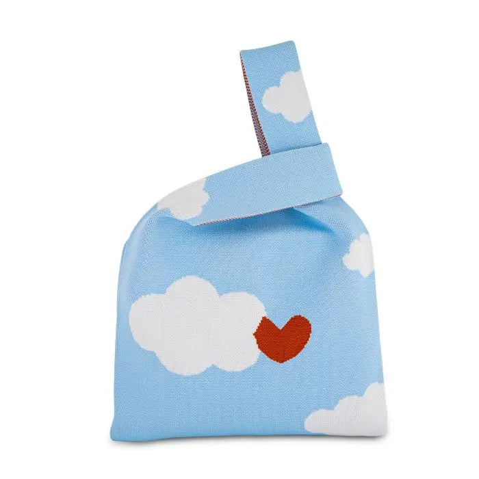 Sac à noeud tricoté - Nuage