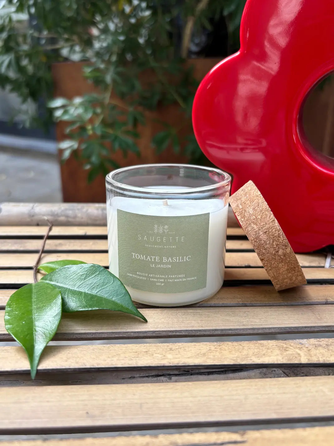 Bougie Parfumée - Jardin - Tomate Basilic
