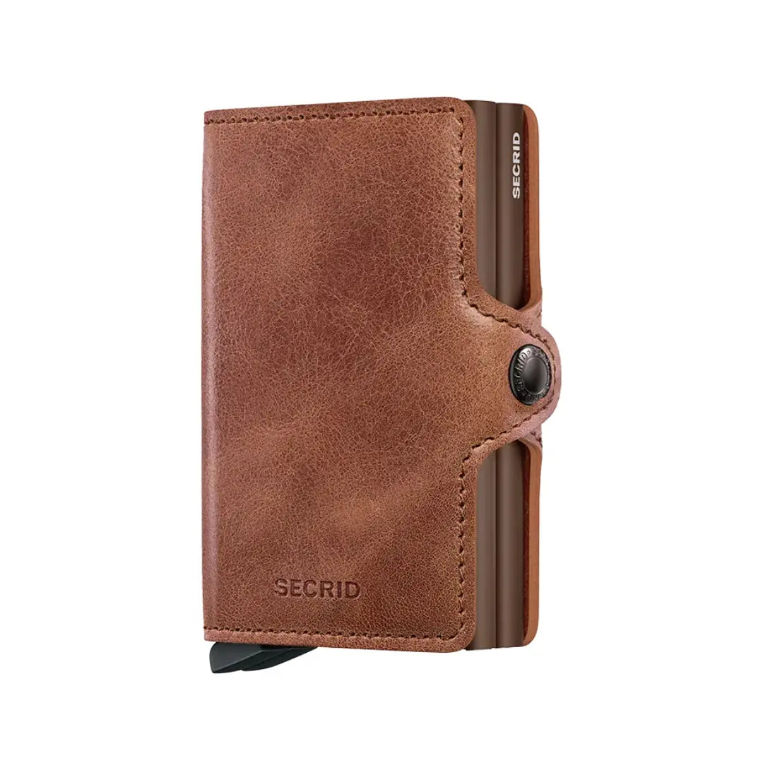 Portefeuille Twinwallet - Vintage Cognac Brown