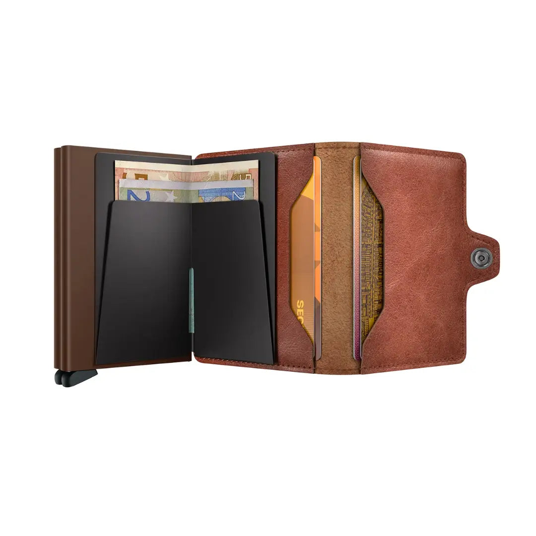 Portefeuille Twinwallet - Vintage Cognac Brown