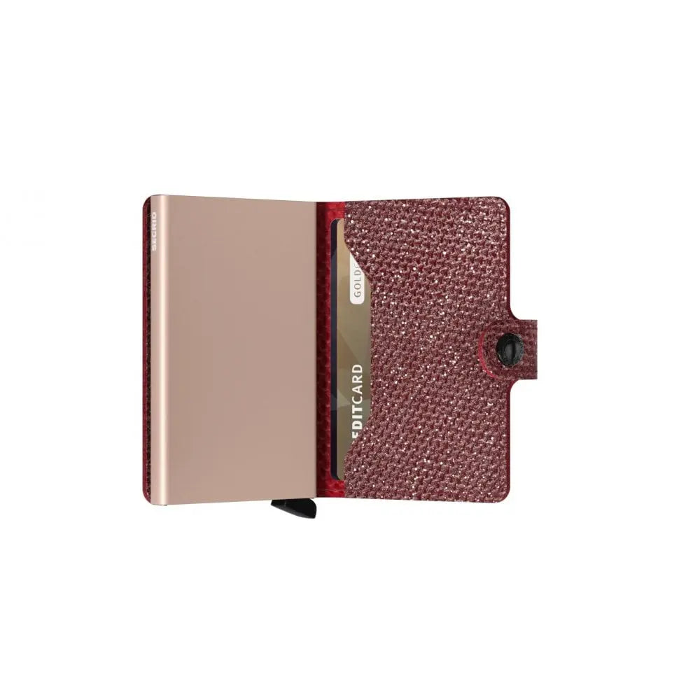 Portefeuille Miniwallet - Rouge étincellant