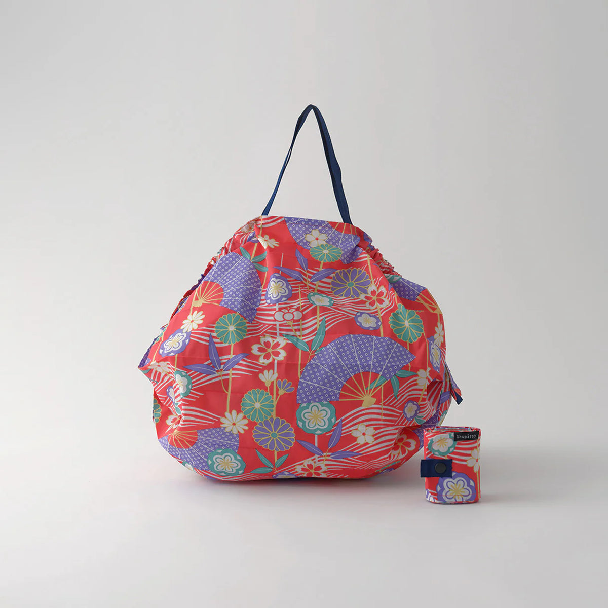 Sac pliable à une seule traction - L Ougi Flower Red