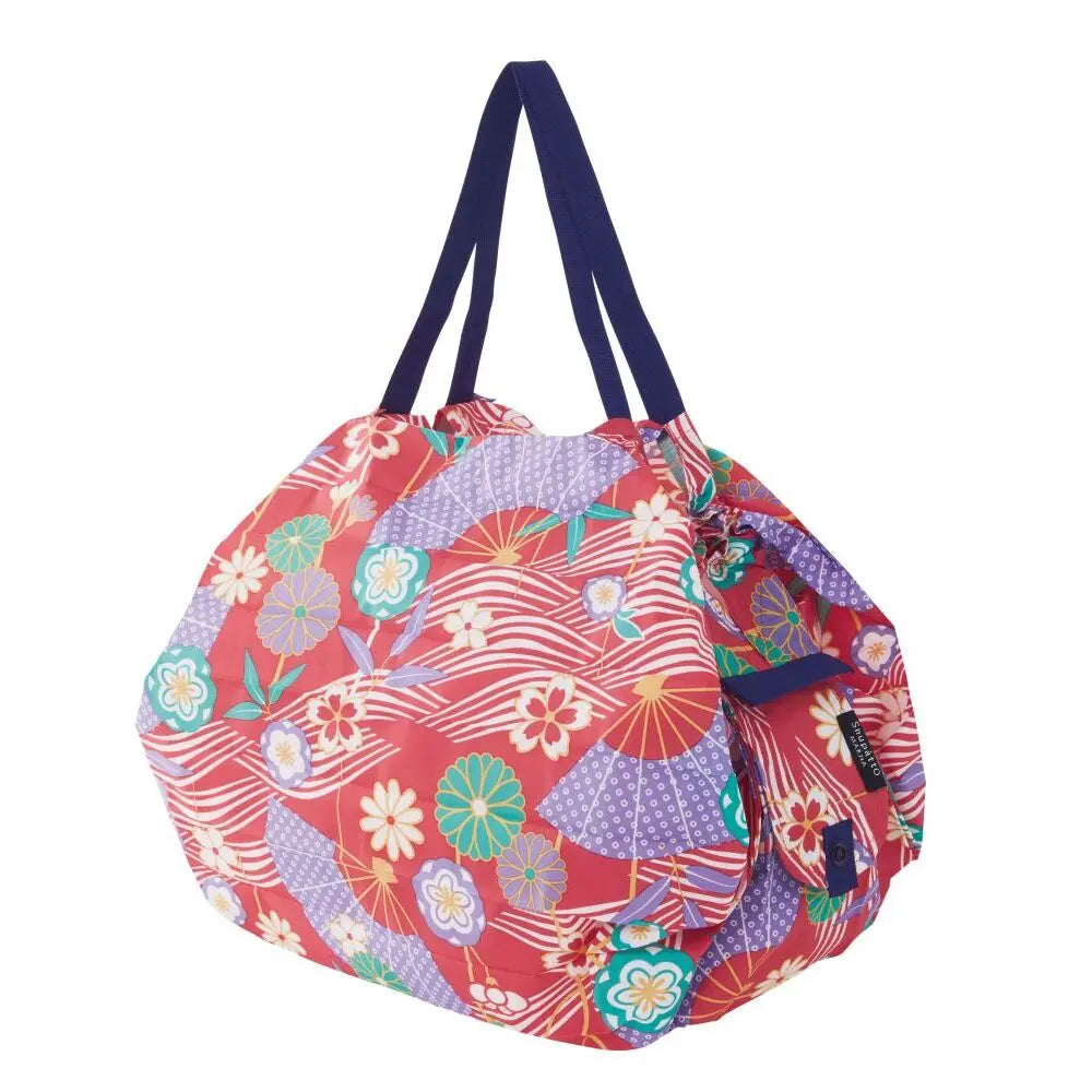 Sac pliable à une seule traction - L Ougi Flower Red