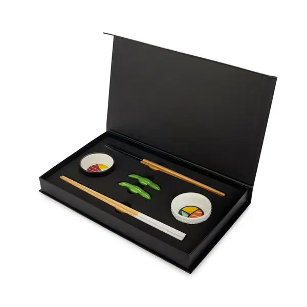 Set à Sushi Oishii noir et blanc