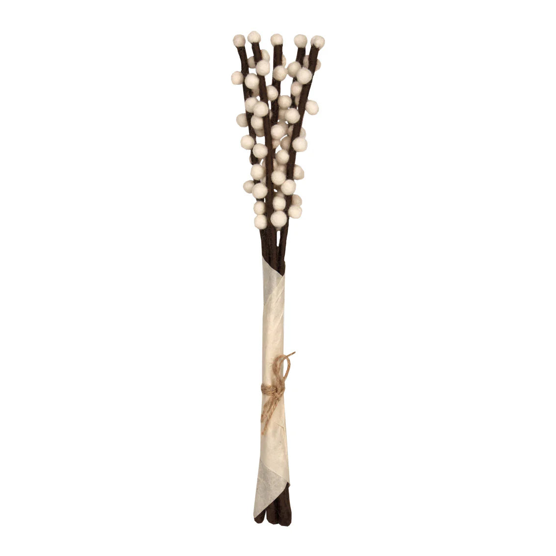 Branches Felt Blanc