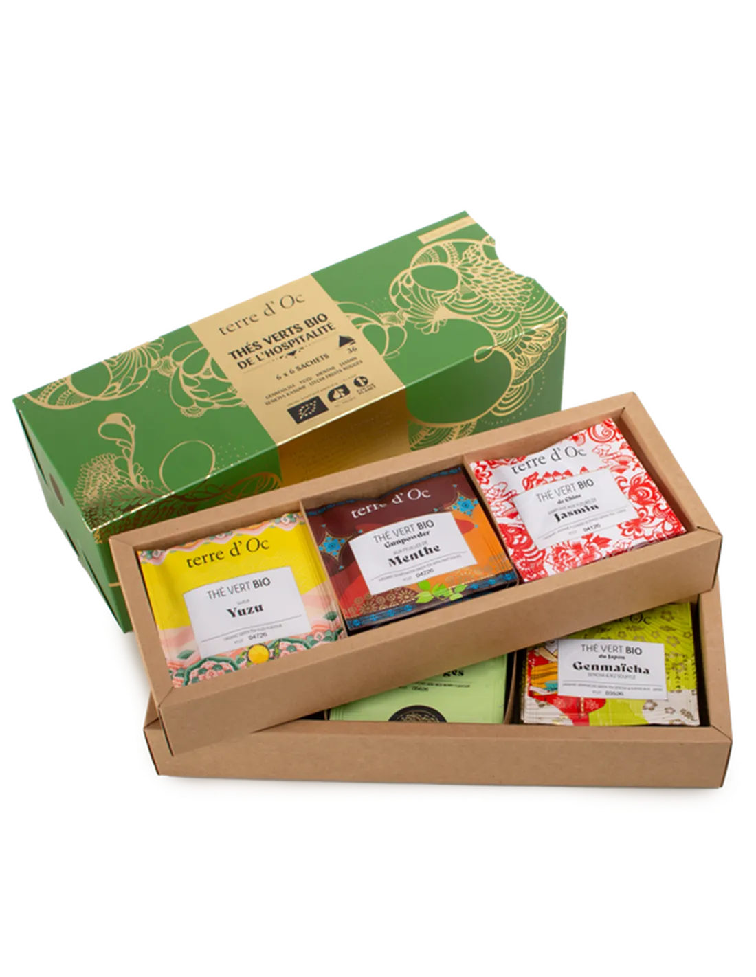 Coffret 6x6 Infusettes Thé Vert