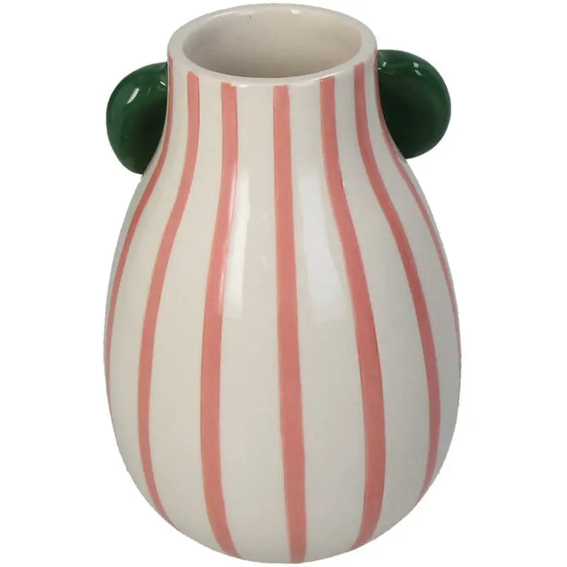 Ribbon Vase Multi 12.1x12.5x17.7cm
