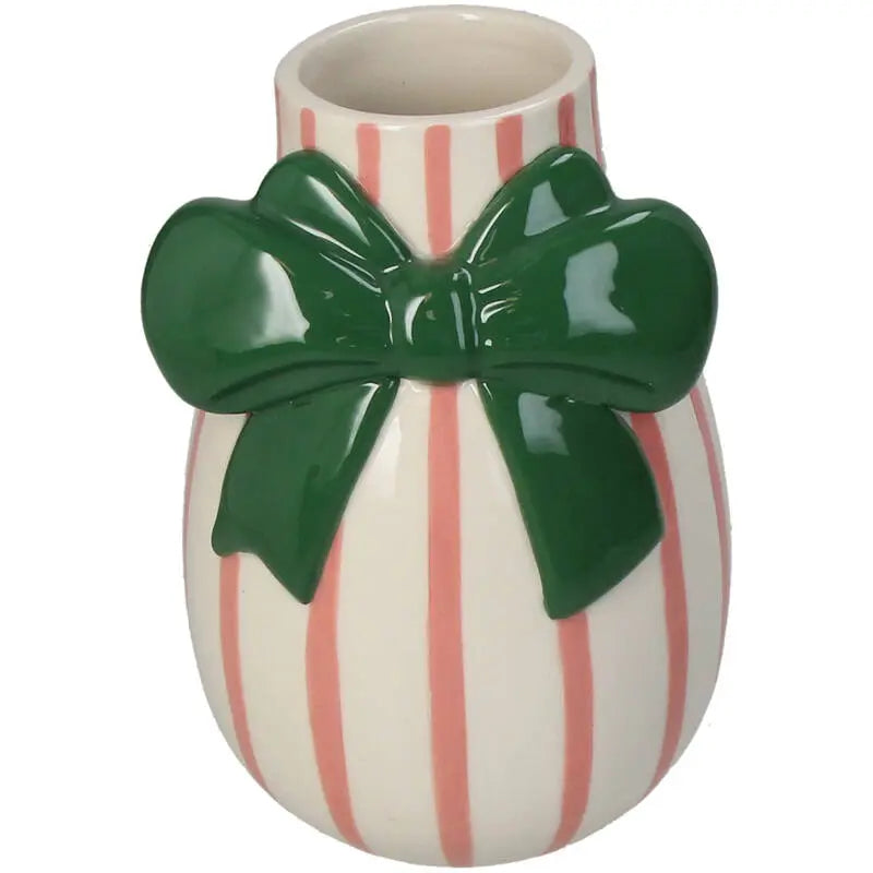 Ribbon Vase Multi 12.1x12.5x17.7cm